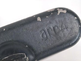 Reinigungsgerät 34 der Wehrmacht. Leerer Behälter, Hersteller "arr4" Luftwaffenblauer Originallack