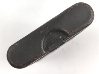Reinigungsgerät 34 der Wehrmacht. Leerer Behälter, Hersteller "cmr43" Luftwaffenblauer Originallack