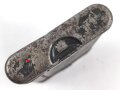 Reinigungsgerät 34 der Wehrmacht. Leerer Behälter, Hersteller "cmr43" Luftwaffenblauer Originallack
