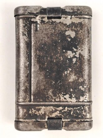 Reinigungsgerät 34 der Wehrmacht. Leerer Behälter, Hersteller "HAWIG 1940" Luftwaffenblauer Originallack