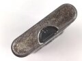 Reinigungsgerät 34 der Wehrmacht. Leerer Behälter, Hersteller "HAWIG 1940" Luftwaffenblauer Originallack