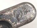 Reinigungsgerät 34 der Wehrmacht. Leerer Behälter, Hersteller "HAWIG 1940" Luftwaffenblauer Originallack