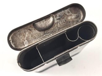 Reinigungsgerät 34 der Wehrmacht. Leerer Behälter, Hersteller "64" Luftwaffenblauer Originallack