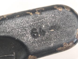 Reinigungsgerät 34 der Wehrmacht. Leerer Behälter, Hersteller "64" Luftwaffenblauer Originallack