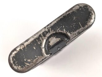 Reinigungsgerät 34 der Wehrmacht. Leerer Behälter, Hersteller "cnx" Luftwaffenblauer Originallack
