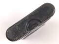 Reinigungsgerät 34 der Wehrmacht. Leerer Behälter, Hersteller "HAWIG 1940" Luftwaffenblauer Originallack