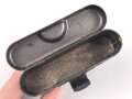 Reinigungsgerät 34 der Wehrmacht. Leerer Behälter, Hersteller "HAWIG 1940" Luftwaffenblauer Originallack