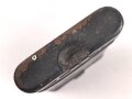Reinigungsgerät 34 der Wehrmacht. Leerer Behälter, Hersteller "64" Luftwaffenblauer Originallack