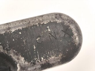 Reinigungsgerät 34 der Wehrmacht. Leerer Behälter, Hersteller "cnx" Luftwaffenblauer Originallack
