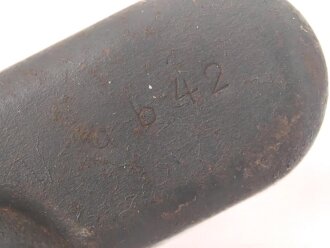 Reinigungsgerät 34 der Wehrmacht. Leerer Behälter, Hersteller "ab42" Luftwaffenblauer Originallack