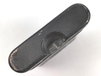 Reinigungsgerät 34 der Wehrmacht. Leerer Behälter, Hersteller "64" Luftwaffenblauer Originallack