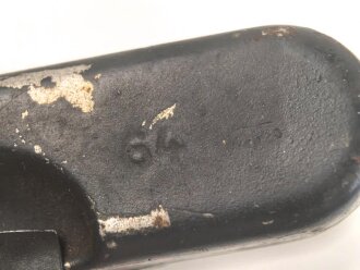 Reinigungsgerät 34 der Wehrmacht. Leerer Behälter, Hersteller "64" Luftwaffenblauer Originallack
