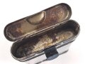 Reinigungsgerät 34 der Wehrmacht. Leerer Behälter, Hersteller "arr4" Luftwaffenblauer Originallack