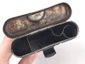 Reinigungsgerät 34 der Wehrmacht. Leerer Behälter, Hersteller "arr4" Luftwaffenblauer Originallack