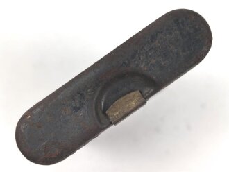 Reinigungsgerät 34 der Wehrmacht. Leerer Behälter, Hersteller "HAWIG " Luftwaffenblauer Originallack