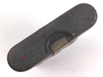 Reinigungsgerät 34 der Wehrmacht. Leerer Behälter, Hersteller "HAWIG " Luftwaffenblauer Originallack