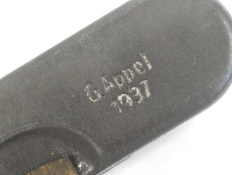 Reinigungsgerät 34 der Wehrmacht. Leerer Behälter, Hersteller " G.Appel 1937"