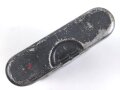 Reinigungsgerät 34 der Wehrmacht. Leerer Behälter, Hersteller "HAWIG 1940" Luftwaffenblauer Originallack