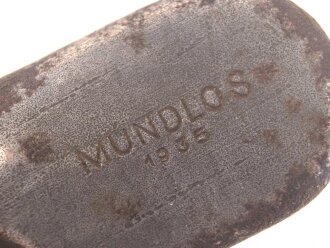 Reinigungsgerät 34 der Wehrmacht. Leerer Behälter, Hersteller "Mundlos 1935"