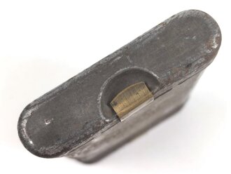 Reinigungsgerät 34 der Wehrmacht. Leerer Behälter, Hersteller "KH 1935"