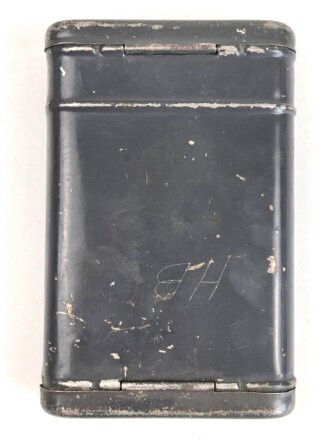 Reinigungsgerät 34 der Wehrmacht. Leerer Behälter, ohne Hersteller , Luftwaffenblauer Originallack
