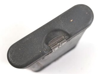 Reinigungsgerät 34 der Wehrmacht. Leerer Behälter, ohne Hersteller , Luftwaffenblauer Originallack