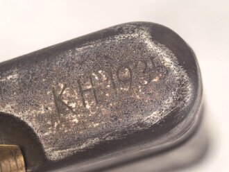 Reinigungsgerät 34 der Wehrmacht. Leerer Behälter, Hersteller "KH 1935"