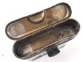 Reinigungsgerät 34 der Wehrmacht. Leerer Behälter, Hersteller "arr4" Luftwaffenblauer Originallack