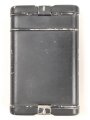 Reinigungsgerät 34 , Ausführung für die Ordnungspolizei mit zusätzlicher Halterung für eine 9mm Bürste. Leerer Behälter, Hersteller "G.Appel" Luftwaffenblauer Originallack