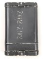 Reinigungsgerät 34 , Ausführung für die Ordnungspolizei mit zusätzlicher Halterung für eine 9mm Bürste. Leerer Behälter, Hersteller "G.Appel" Luftwaffenblauer Originallack.