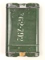 Bundesgrenzschutz,  Behälter von Reinigungsgerät 34 der Wehrmacht. Hersteller "Mundlos 1938", BGS grün überlackiert und mit zusätlicher Beschriftung " 7.62-7.92" versehen