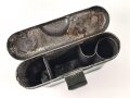 Bundesgrenzschutz,  Behälter von Reinigungsgerät 34 der Wehrmacht. Hersteller "Mundlos 1938", BGS grün überlackiert und mit zusätlicher Beschriftung " 7.62-7.92" versehen