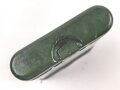Bundesgrenzschutz,  Behälter von Reinigungsgerät 34 der Wehrmacht. Hersteller "arr4", BGS grün überlackiert und mit zusätlicher Beschriftung " 7.62-7.92" versehen