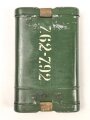 Bundesgrenzschutz,  Behälter von Reinigungsgerät 34 der Wehrmacht. Hersteller "Mundlos 1935", BGS grün überlackiert und mit zusätlicher Beschriftung " 7.62-7.92" versehen