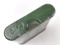Bundesgrenzschutz,  Behälter von Reinigungsgerät 34 der Wehrmacht. Hersteller "Mundlos 1935", BGS grün überlackiert und mit zusätlicher Beschriftung " 7.62-7.92" versehen