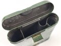 Bundesgrenzschutz,  Behälter von Reinigungsgerät 34 der Wehrmacht. Hersteller "Mundlos 1935", BGS grün überlackiert und mit zusätlicher Beschriftung " 7.62-7.92" versehen