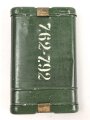 Bundesgrenzschutz,  Behälter von Reinigungsgerät 34 der Wehrmacht. Hersteller "G.Appel", BGS grün überlackiert und mit zusätzlicher Beschriftung " 7.62-7.92" versehen