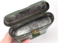 Bundesgrenzschutz,  Behälter von Reinigungsgerät 34 der Wehrmacht. Hersteller "G.Appel", BGS grün überlackiert und mit zusätzlicher Beschriftung " 7.62-7.92" versehen