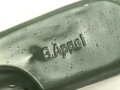 Bundesgrenzschutz,  Behälter von Reinigungsgerät 34 der Wehrmacht. Hersteller "G.Appel", BGS grün überlackiert und mit zusätzlicher Beschriftung " 7.62-7.92" versehen