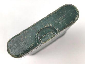 Bundesgrenzschutz,  Reinigungsgerät 34 der Wehrmacht. Hersteller "G.Appel 1937", BGS grün überlackiert und mit "neuem Inhalt" versehen . Zusätzliche Beschriftung " 7.62-7.92"