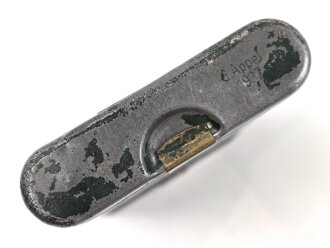 Bundesgrenzschutz,  Reinigungsgerät 34 der Wehrmacht. Hersteller "G.Appel 1937", BGS grün überlackiert und mit "neuem Inhalt " versehen