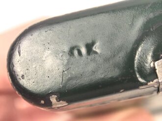 Bundesgrenzschutz,  Reinigungsgerät 34 der Wehrmacht. Hersteller "cnx", BGS grün überlackiert und mit "neuem Inhalt " versehen