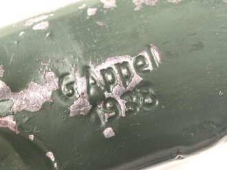 Bundesgrenzschutz,  Reinigungsgerät 34 der Wehrmacht. Hersteller "G.Appel 1938", BGS grün überlac