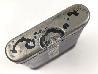Bundesgrenzschutz oder Polizei nach 1945,  Reinigungsgerät 34 der Wehrmacht. Hersteller "cnx", Originaler Wehrmachtslack, darauf nachträglich angebrachte Beschriftung" 7.62-7.92"  Der Inhalt vollständig nach 1945