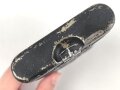 Bundesgrenzschutz oder Polizei nach 1945,  Reinigungsgerät 34 der Wehrmacht. Hersteller "cnx", Originaler Wehrmachtslack, darauf nachträglich angebrachte Beschriftung" 7.62-7.92"  Der Inhalt vollständig nach 1945