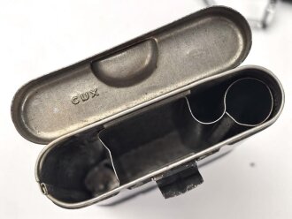 Bundesgrenzschutz oder Polizei nach 1945,  Reinigungsgerät 34 der Wehrmacht. Hersteller "cnx", Originaler Wehrmachtslack, darauf nachträglich angebrachte Beschriftung" 7.62-7.92"  Der Inhalt vollständig nach 1945