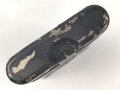 Bundesgrenzschutz oder Polizei nach 1945,  Reinigungsgerät 34 der Wehrmacht. Hersteller "cnx", Originaler Wehrmachtslack, darauf nachträglich angebrachte Beschriftung" 7.62-7.92"  Der Inhalt vollständig nach 1945