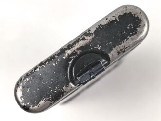 Bundesgrenzschutz oder Polizei nach 1945,  Reinigungsgerät 34 der Wehrmacht. Hersteller "cmr44", Originaler Wehrmachtslack, darauf nachträglich angebrachte Beschriftung" 7.62-7.92"  Der Inhalt vollständig nach 1945