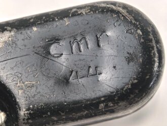 Bundesgrenzschutz oder Polizei nach 1945,  Reinigungsgerät 34 der Wehrmacht. Hersteller "cmr44", Originaler Wehrmachtslack, darauf nachträglich angebrachte Beschriftung" 7.62-7.92"  Der Inhalt vollständig nach 1945