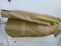 Luftwaffe Tropenfeldbluse mit Schulterklappen Fliegendes Personal / Fallschirmjäger   , getragenes Stück in gutem Zustand